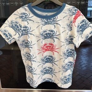 Blue Rooster - Boys Organic Tee - Crabs - Size: 5Y